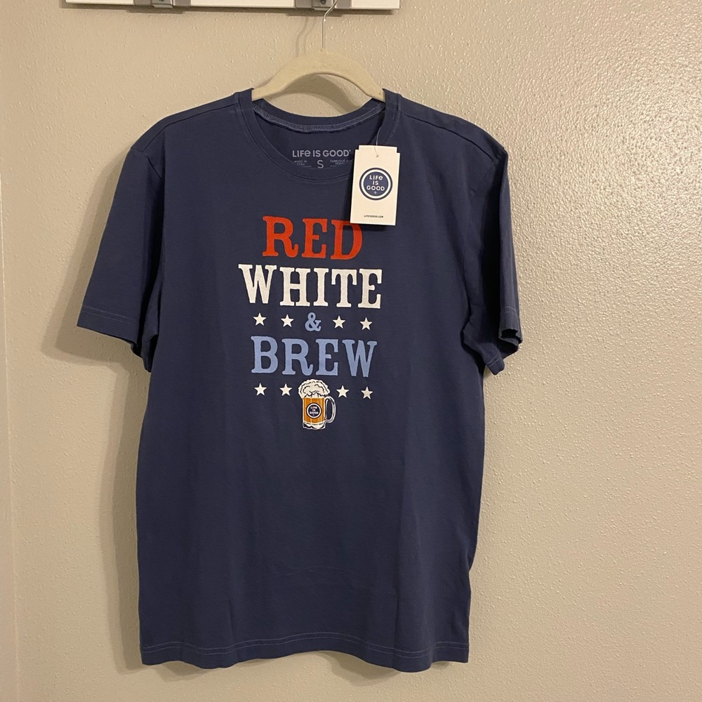 Life Is Good Men’s T-Shirt Sz M